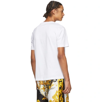Shop Versace White  Lhomme T-shirt In A1001 White