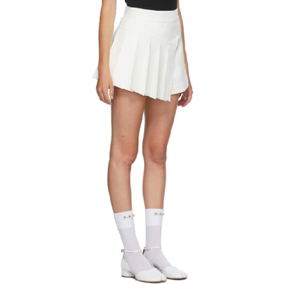 Shop Shushu-tong Ssense Exclusive White Pleats Shorts