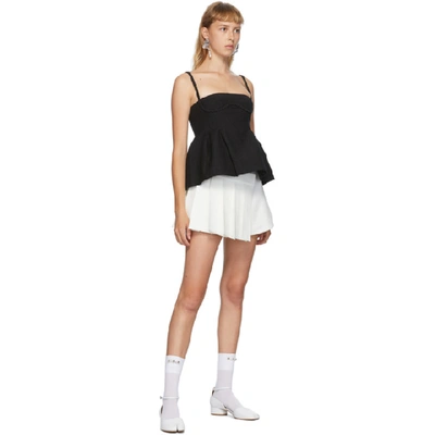 Shop Shushu-tong Ssense Exclusive White Pleats Shorts
