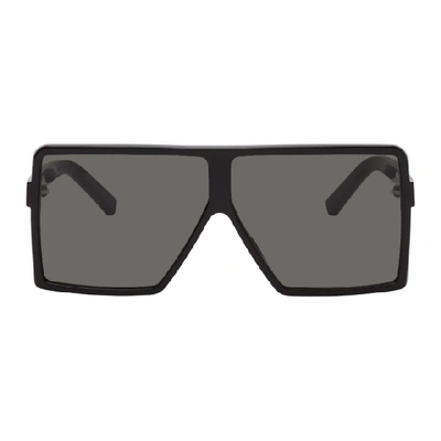 Shop Saint Laurent Black Betty Sl 183 Sunglasses In 001 Black