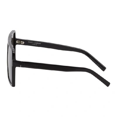 Shop Saint Laurent Black Betty Sl 183 Sunglasses In 001 Black