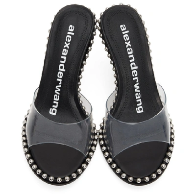 Shop Alexander Wang Black Nova 85 Heeled Sandals In 001 Black