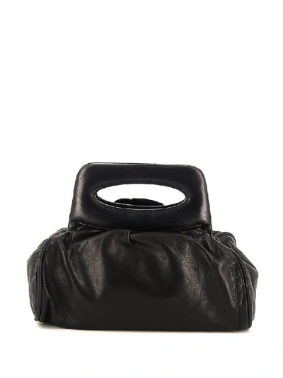 Pre-owned Chanel 2004 Camellia Tote In Black
