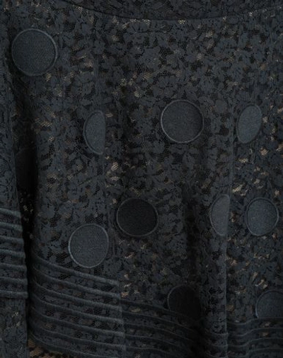 Shop Stella Mccartney Woman Midi Skirt Midnight Blue Size 10-12 Cotton, Polyester, Silk