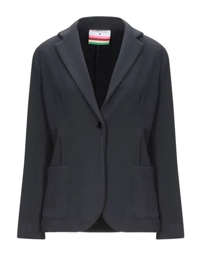 Shop Daniela Pancheri Suit Jackets In Dark Blue