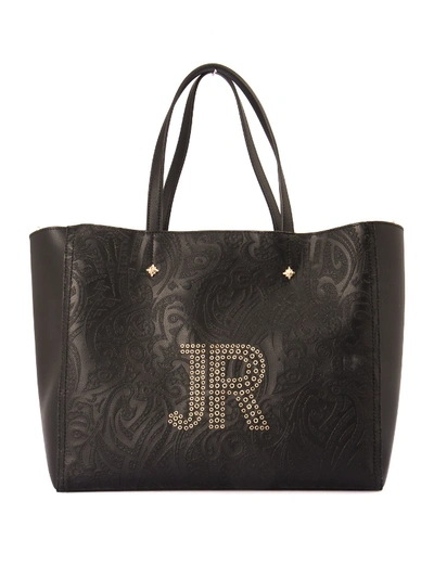Shop John Richmond Pearl Jam Bag In Black