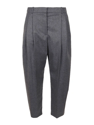 Shop Stella Mccartney Dawson Trousers In Dark Grey