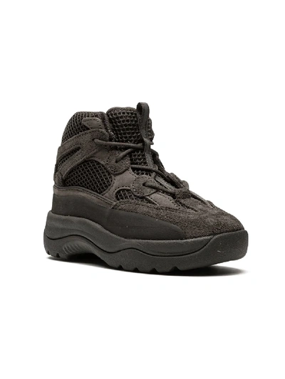 Adidas Originals Yeezy Desert Boots In Black