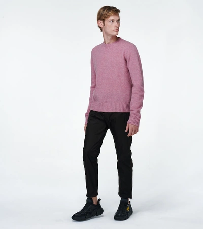 Prada Technical Nylon Pants In Black