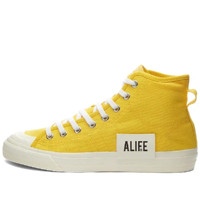 Shop Adidas Consortium X Alife Nizza Hi In Yellow