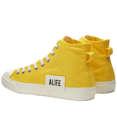 Shop Adidas Consortium X Alife Nizza Hi In Yellow