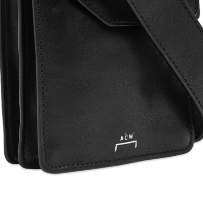 Shop A-cold-wall* Leather Cross-body Bag In Black