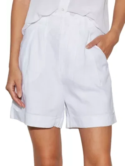 Shop Equipment Women's Boyde Linen Shorts In Bright White