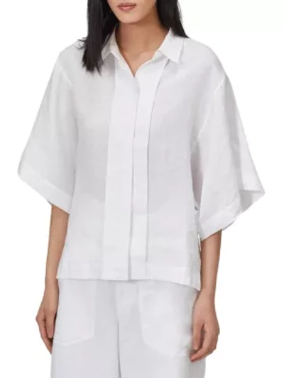 Shop Equipment Chaney Kimono-sleeve Blouse In Bright White