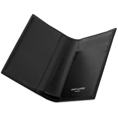 Saint Laurent Black Monogram Credit Card Wallet – BlackSkinny