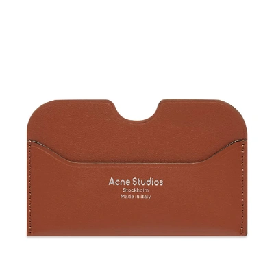 Shop Acne Studios Elmas S Card Holder In Brown