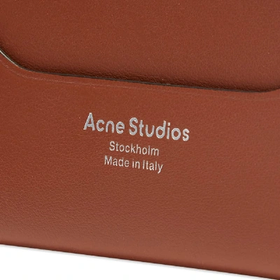Shop Acne Studios Elmas S Card Holder In Brown