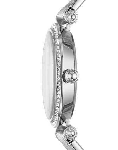 Shop Fossil Wrist Watch In Silver