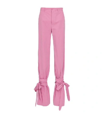 Shop Attico Tie Cuff Trousers