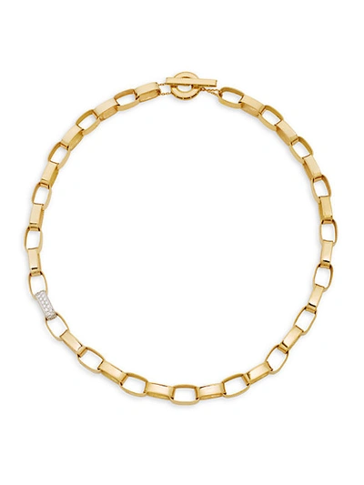 Shop Roberto Coin 18k Two-tone Gold, Ruby & Diamond Necklace