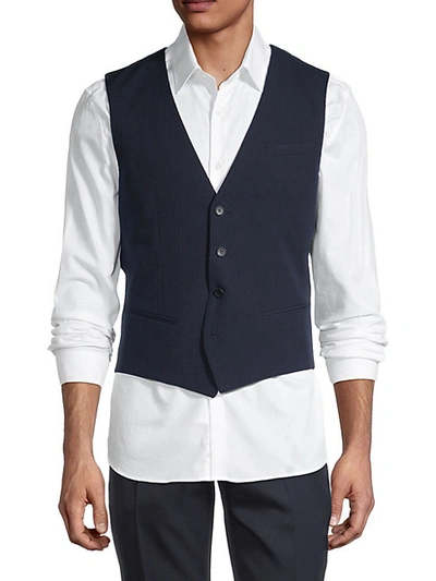 Shop Antony Morato Belt-back Cotton Vest In Deep