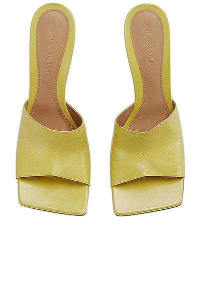 Shop Bottega Veneta Leather Mules In Pear