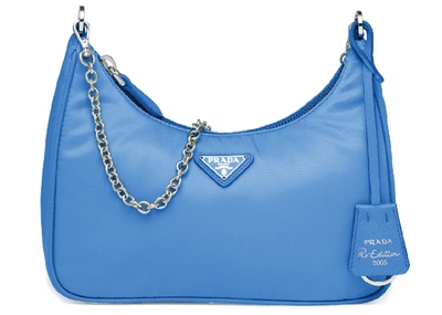 Pre-owned Prada  Re-edition 2005 Shoulder Bag Nylon Blue