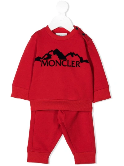 MONCLER BRANDED TRACKSUIT SET 