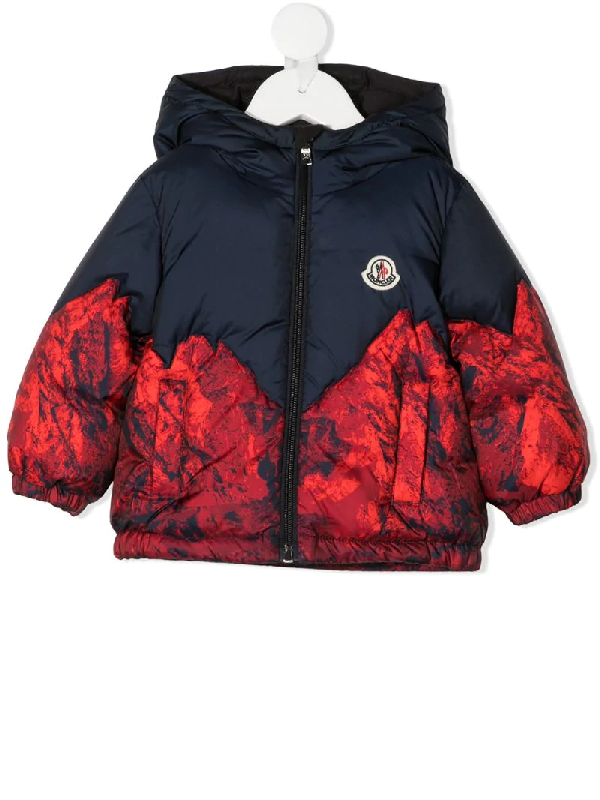 moncler mountain print jacket