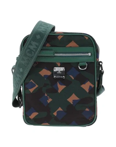 Shop Mcm Cross-body Bags In Dark Green