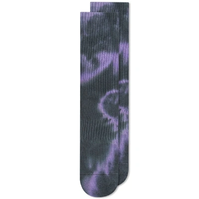 Shop Neighborhood X Gramicci Tie-dye Sock In Purple