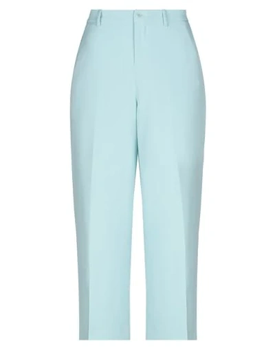 Liu •jo Cropped Pants In Blue