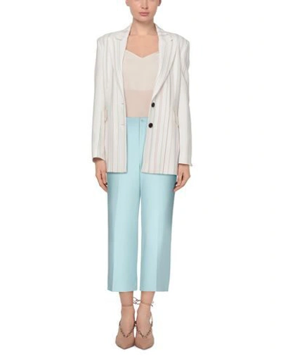 Liu •jo Cropped Pants In Blue