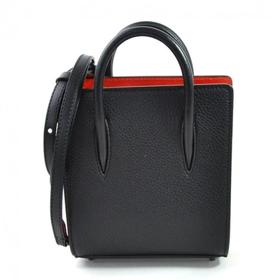Pre-owned Christian Louboutin Black Patent Leather Handbag