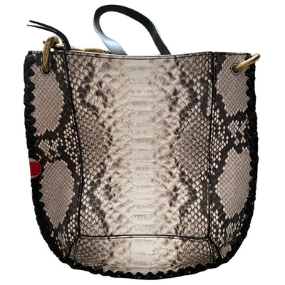 Pre-owned Isabel Marant Grey Python Handbag