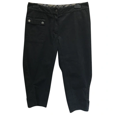 Pre-owned Belstaff Trousers In Navy