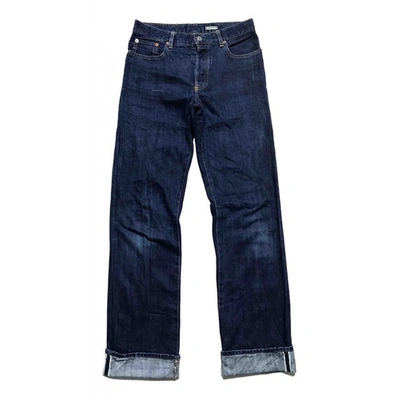 Pre-owned Polo Ralph Lauren Straight Jeans In Blue