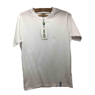 Pre-owned Kenzo White Cotton T-shirt