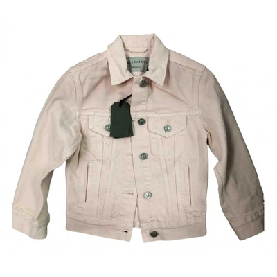Pre-owned Allsaints Jacket In Pink