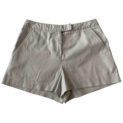 Pre-owned Emporio Armani Beige Cotton Shorts