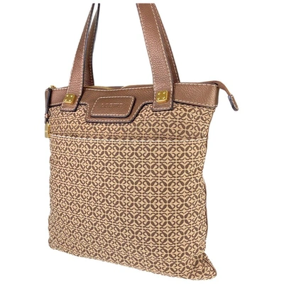 Pre-owned Loewe Brown Cloth Handbag