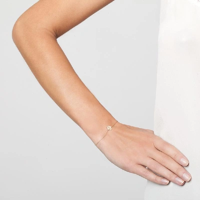 Shop Aurate Geometric Hamsa Bracelet In Gold/ Pink