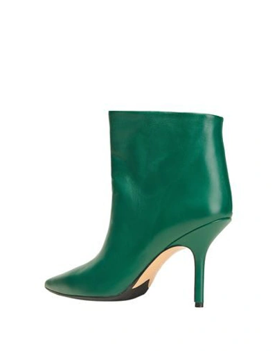 Shop Anna F. Ankle Boot In Dark Green