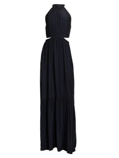 Shop A.l.c Libra Cutout Gown In Black