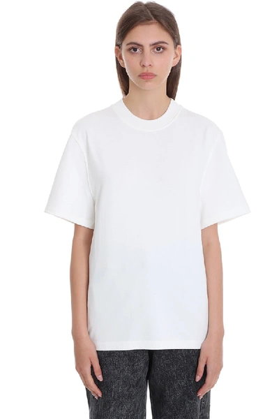 Shop Alexander Wang T T-shirt In White Cotton