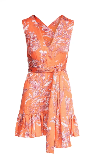 Shop Alexis Cassara Dress In Mandarin Palm