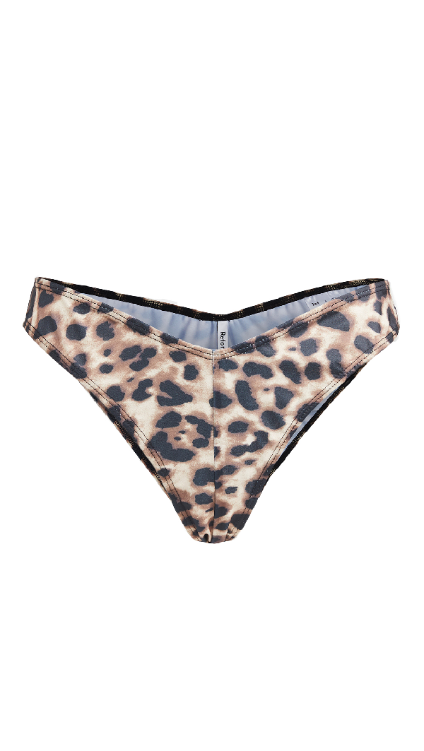 Reformation Matador Bikini Bottoms In Leopard | ModeSens