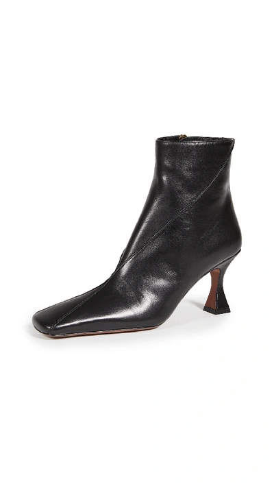 Shop Manu Atelier Xx Duck Boots Nappa Leather In Black