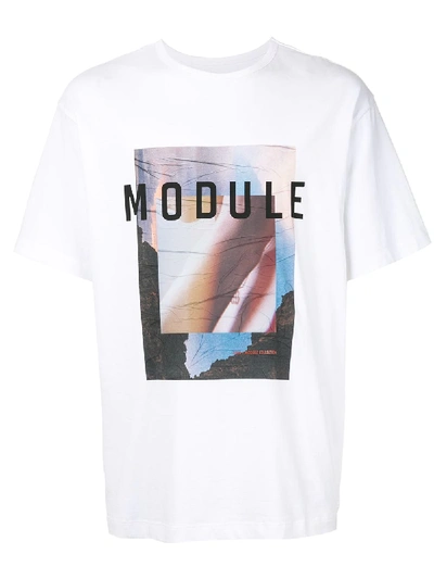 Shop Juunj Module Oversized T-shirt In White