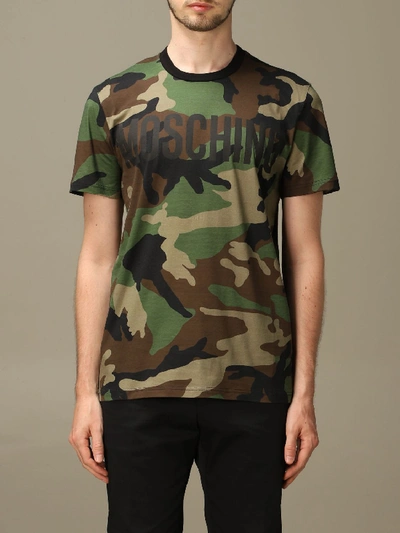 Shop Moschino Logo In Military